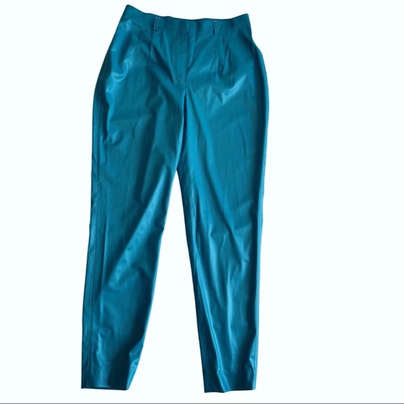 Beautiful aqua blue PU pants in Perfect condition. Size small - Picture 5 of 8